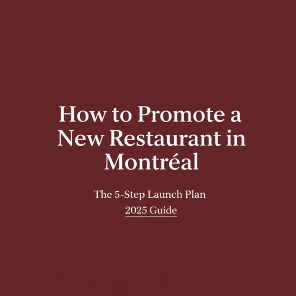 Comment promouvoir un nouveau restaurant à Montréal : Le plan de lancement en 5 étapes (2025)